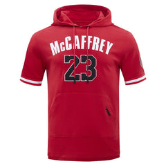 Christian McCaffrey San Francisco 49ers Pro Standard Player Name & Number Hoodie T-Shirt Scarlet