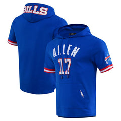 Josh Allen Buffalo Bills Pro Standard Player Name & Number Hoodie T-Shirt Royal