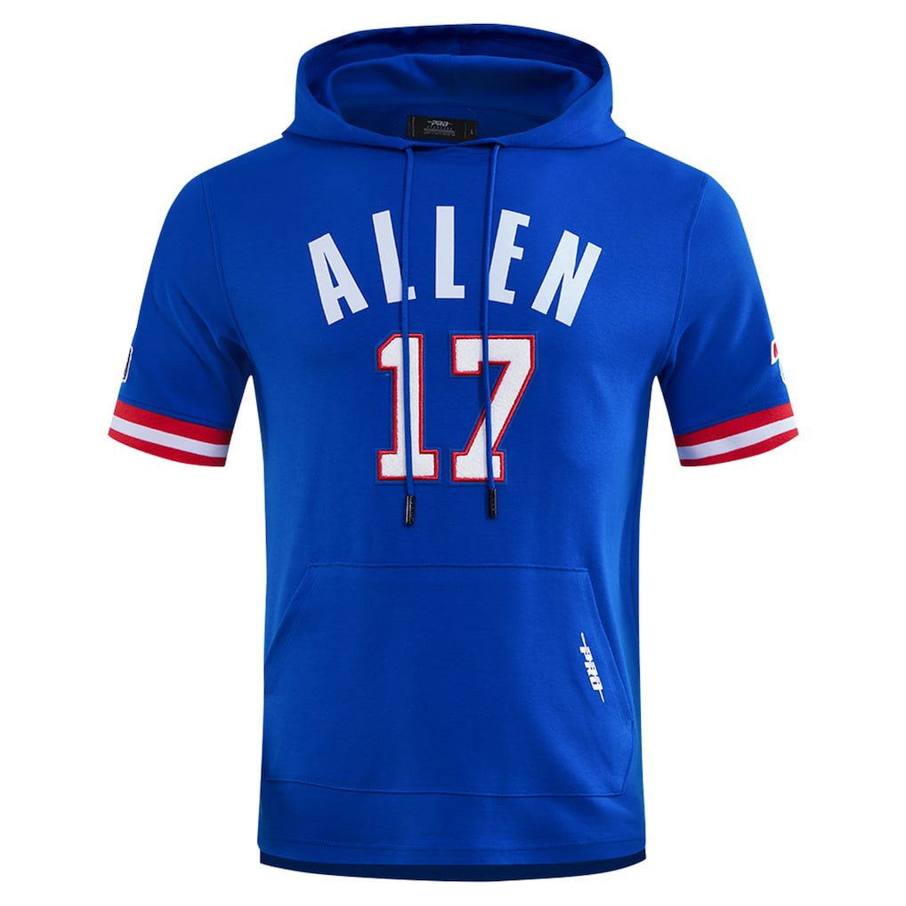 Josh Allen Buffalo Bills Pro Standard Player Name & Number Hoodie T-Shirt Royal