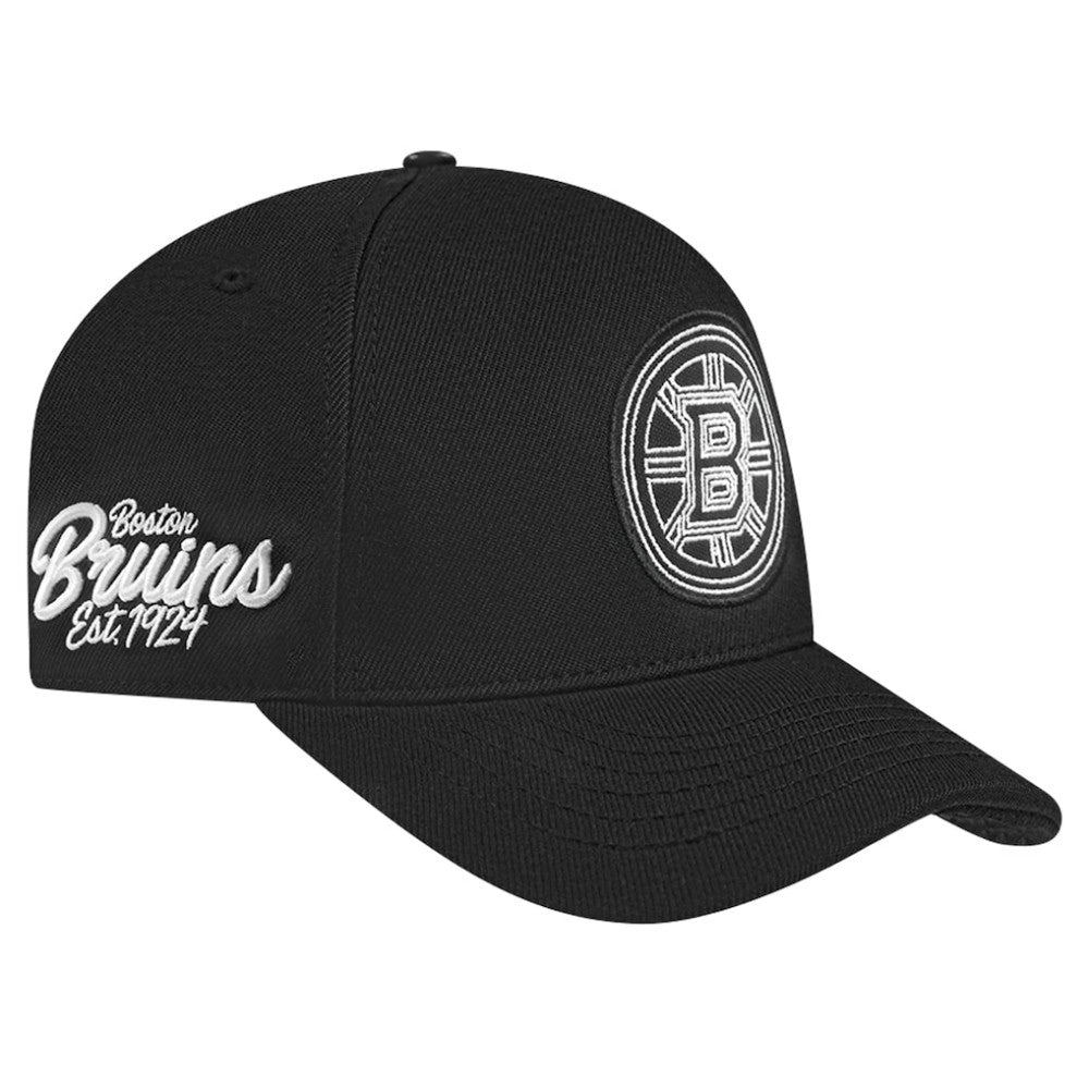 Boston Bruins Pro Standard Paint the City Pinch Front Snapback Hat - Black - NHL 200913837