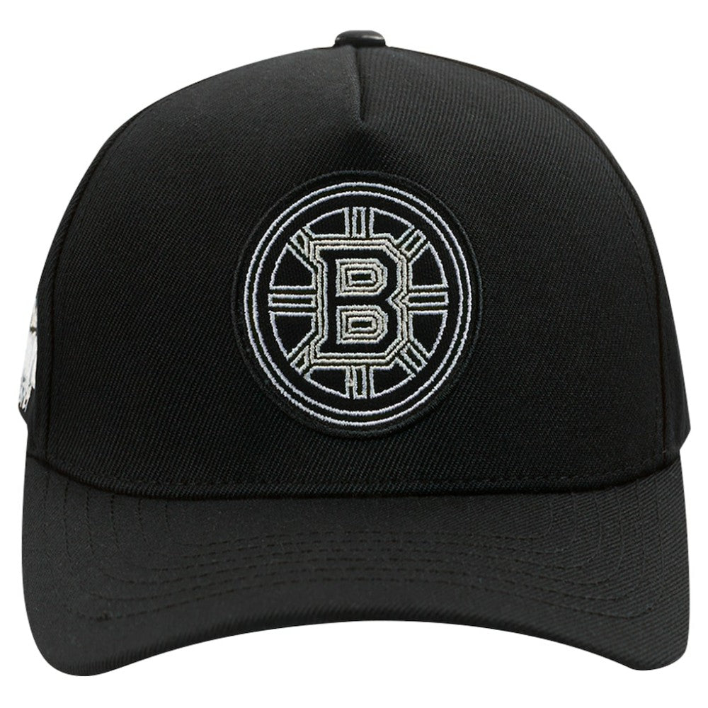 Boston Bruins Pro Standard Paint the City Pinch Front Snapback Hat - Black - NHL 200913837