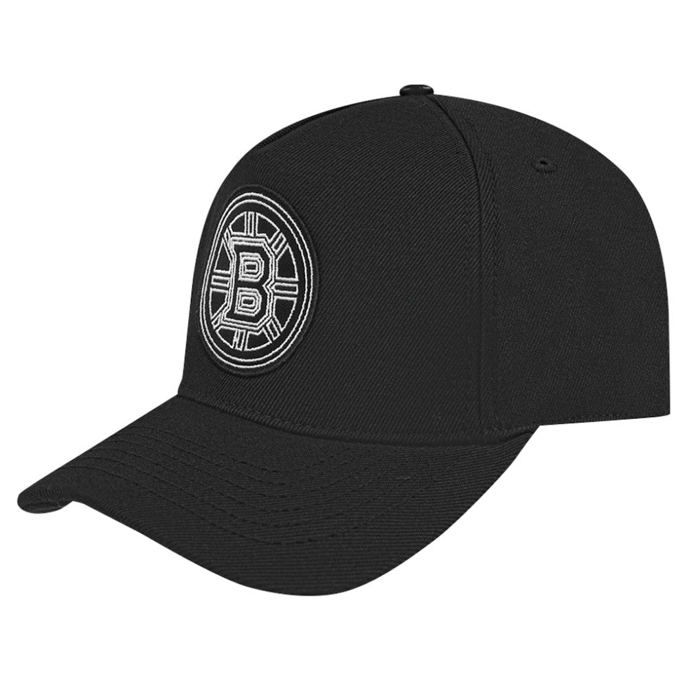 Boston Bruins Pro Standard Paint the City Pinch Front Snapback Hat - Black - NHL 200913837