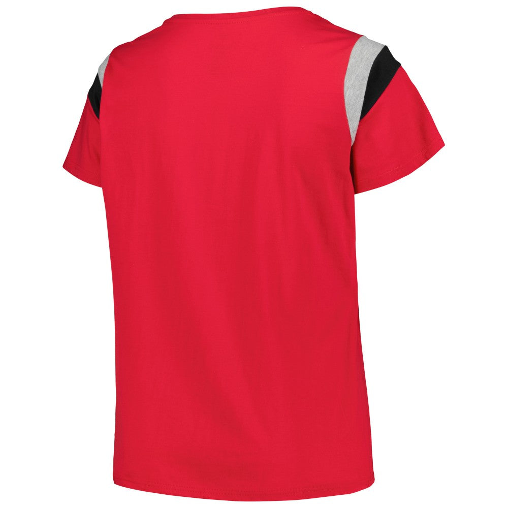St. Louis Cardinals Profile Women's Plus Size Scoop Neck T-Shirt - Red - MLB on Sale