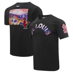 St. Louis Cardinals Pro Standard Cityscape T-Shirt - Black - MLB Lifestyle