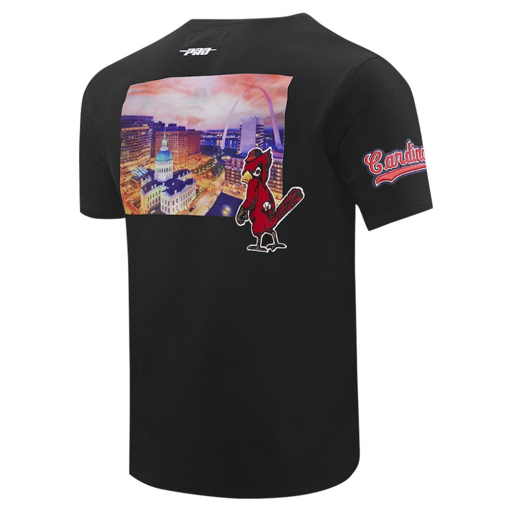 St. Louis Cardinals Pro Standard Cityscape T-Shirt - Black - MLB Lifestyle