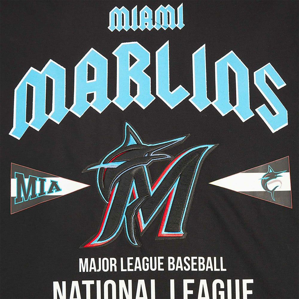 Miami Marlins Pro Standard Oversized City Tour T-Shirt - Black - MLB Lifestyle