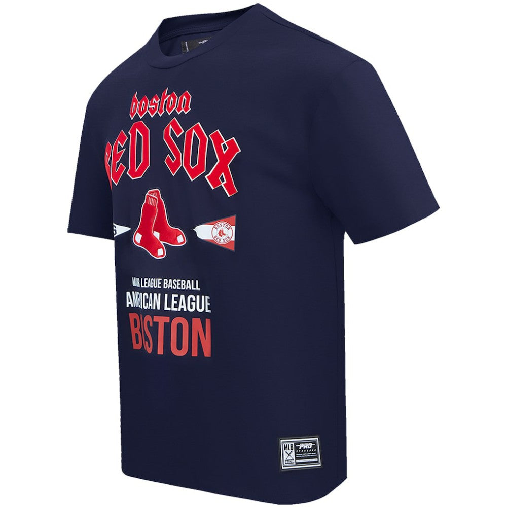 Boston Red Sox Pro Standard Oversized City Tour T-Shirt - Navy - MLB on Sale