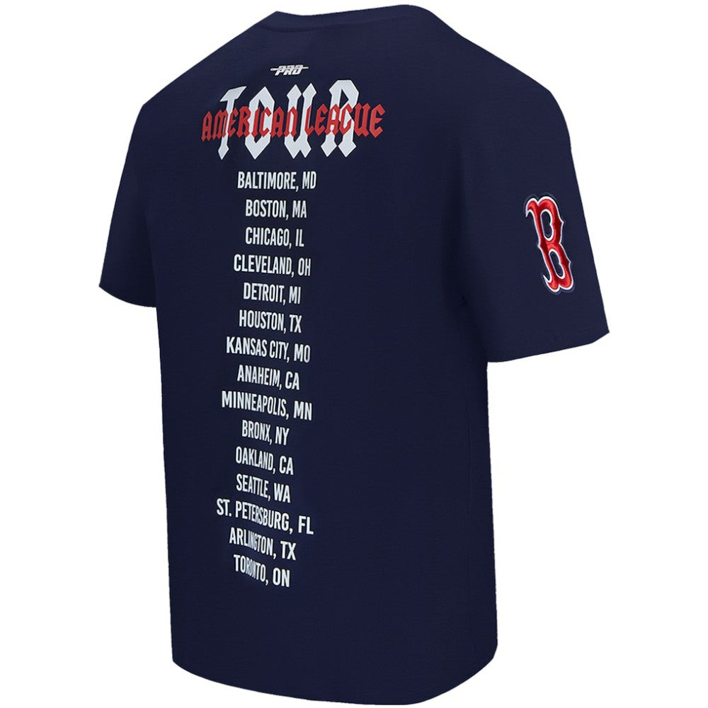 Boston Red Sox Pro Standard Oversized City Tour T-Shirt - Navy - MLB on Sale