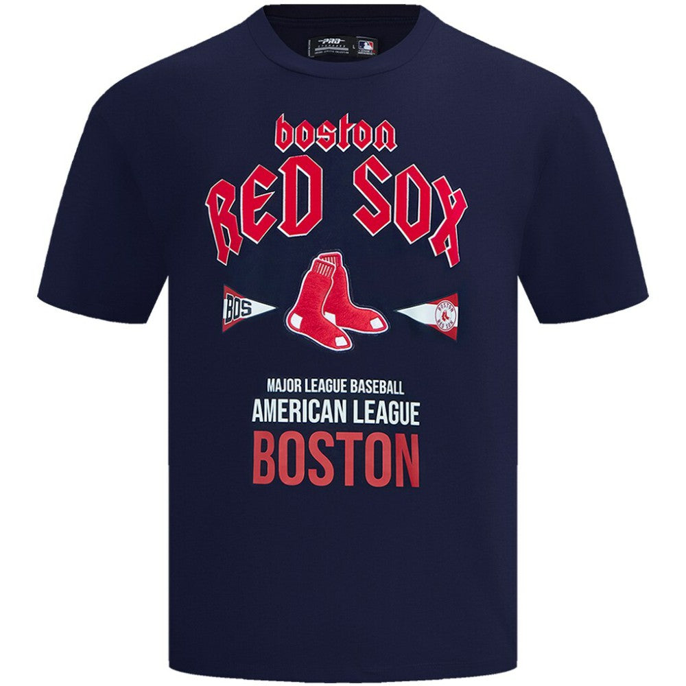 Boston Red Sox Pro Standard Oversized City Tour T-Shirt - Navy - MLB on Sale