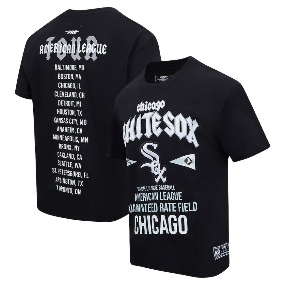 Chicago White Sox Pro Standard Oversized City Tour T-Shirt - Black - MLB Lifestyle