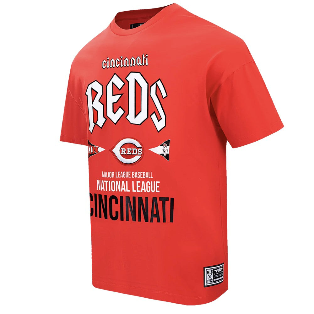 Cincinnati Reds Pro Standard Oversized City Tour T-Shirt - Red - MLB Lifestyle