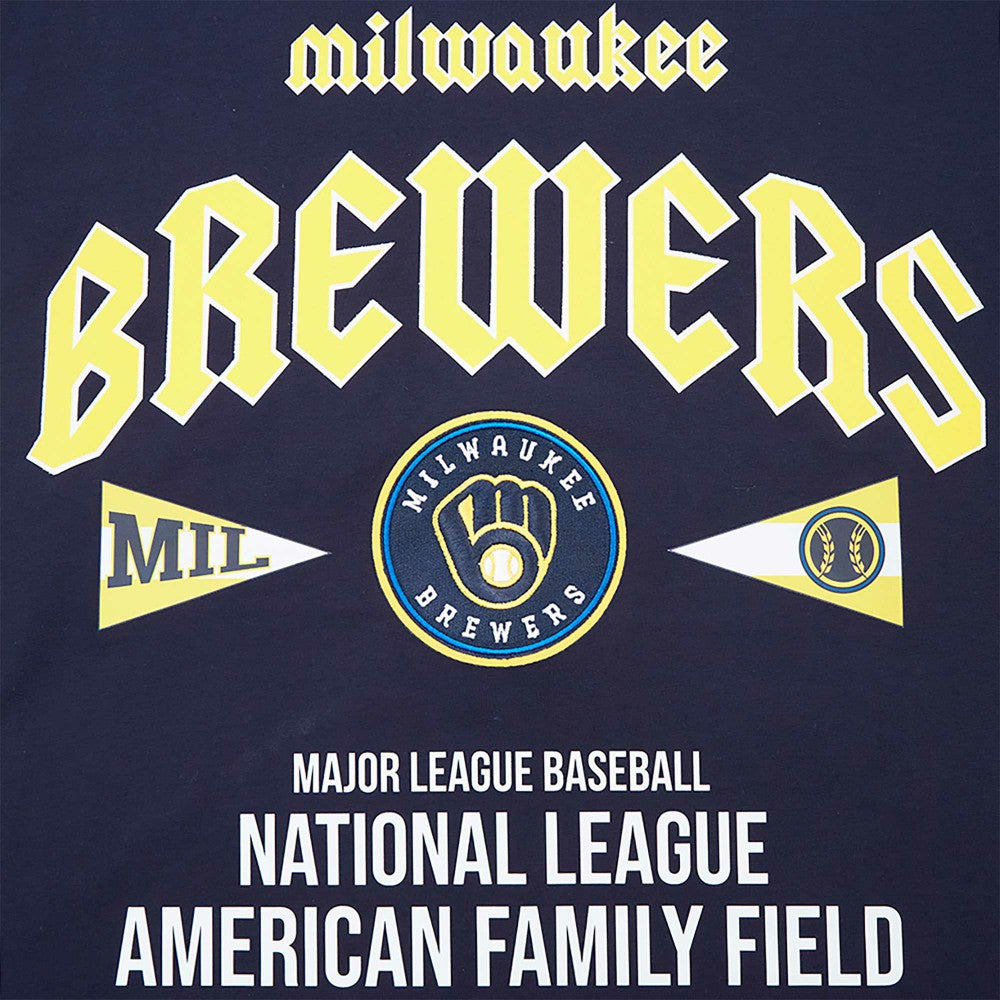 Milwaukee Brewers Pro Standard Oversized City Tour T-Shirt - Navy - MLB Online