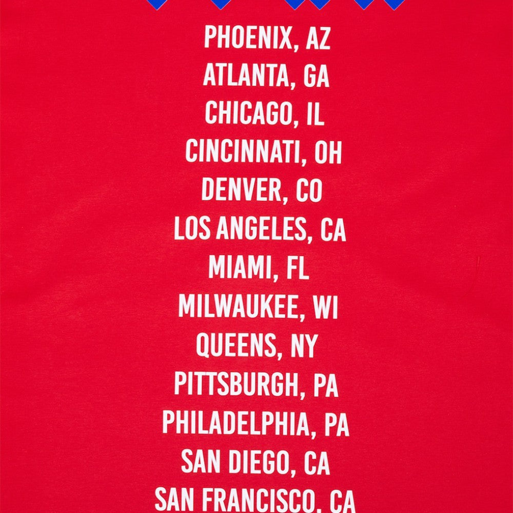 Philadelphia Phillies Pro Standard Oversized City Tour T-Shirt - Red - MLB Online