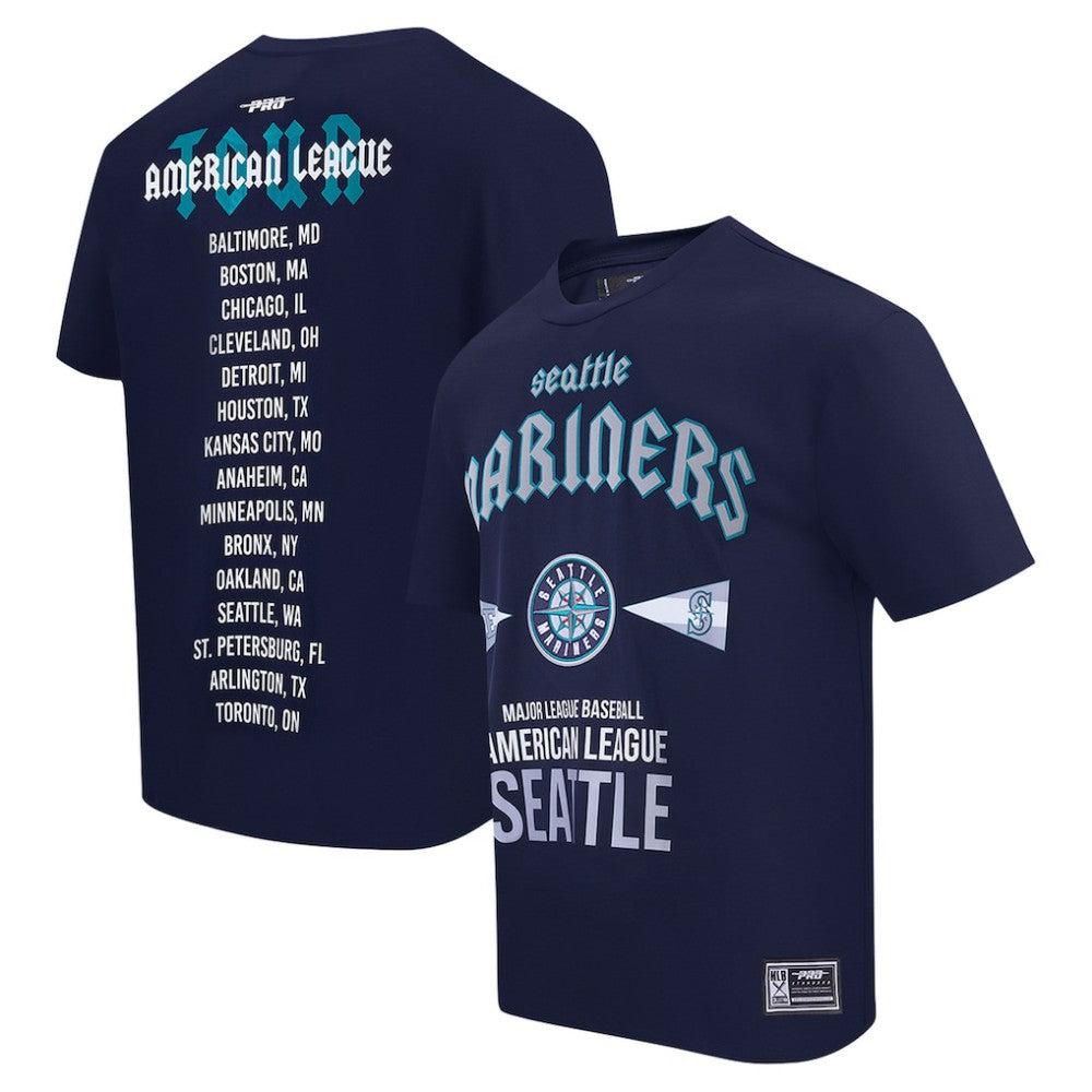 Seattle Mariners Pro Standard Oversized City Tour T-Shirt - Navy - MLB Online