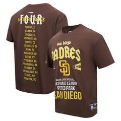 San Diego Padres Pro Standard Oversized City Tour T-Shirt - Brown - MLB on Sale