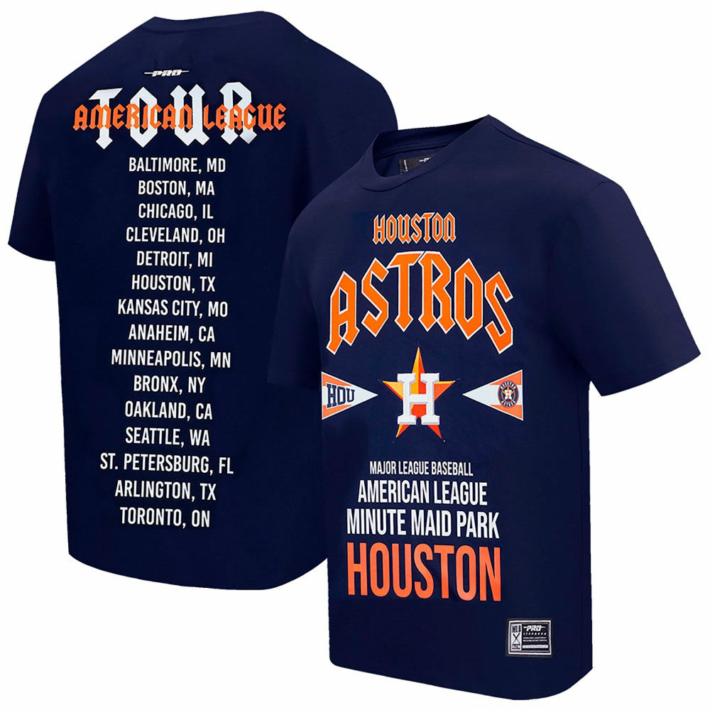 Houston Astros Pro Standard Oversized City Tour T-Shirt - Navy - MLB Sale