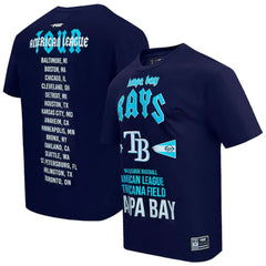 Tampa Bay Rays Pro Standard Oversized City Tour T-Shirt - Navy - MLB Lifestyle