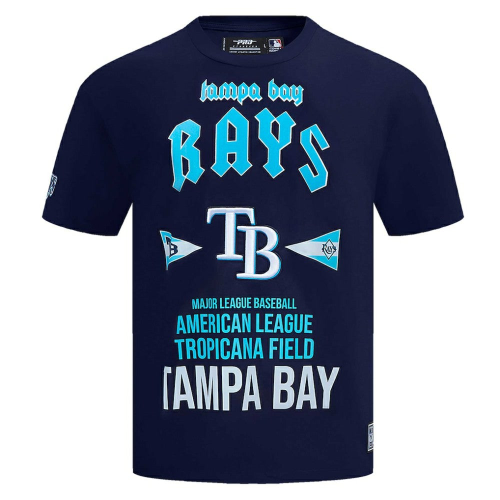 Tampa Bay Rays Pro Standard Oversized City Tour T-Shirt - Navy - MLB Lifestyle