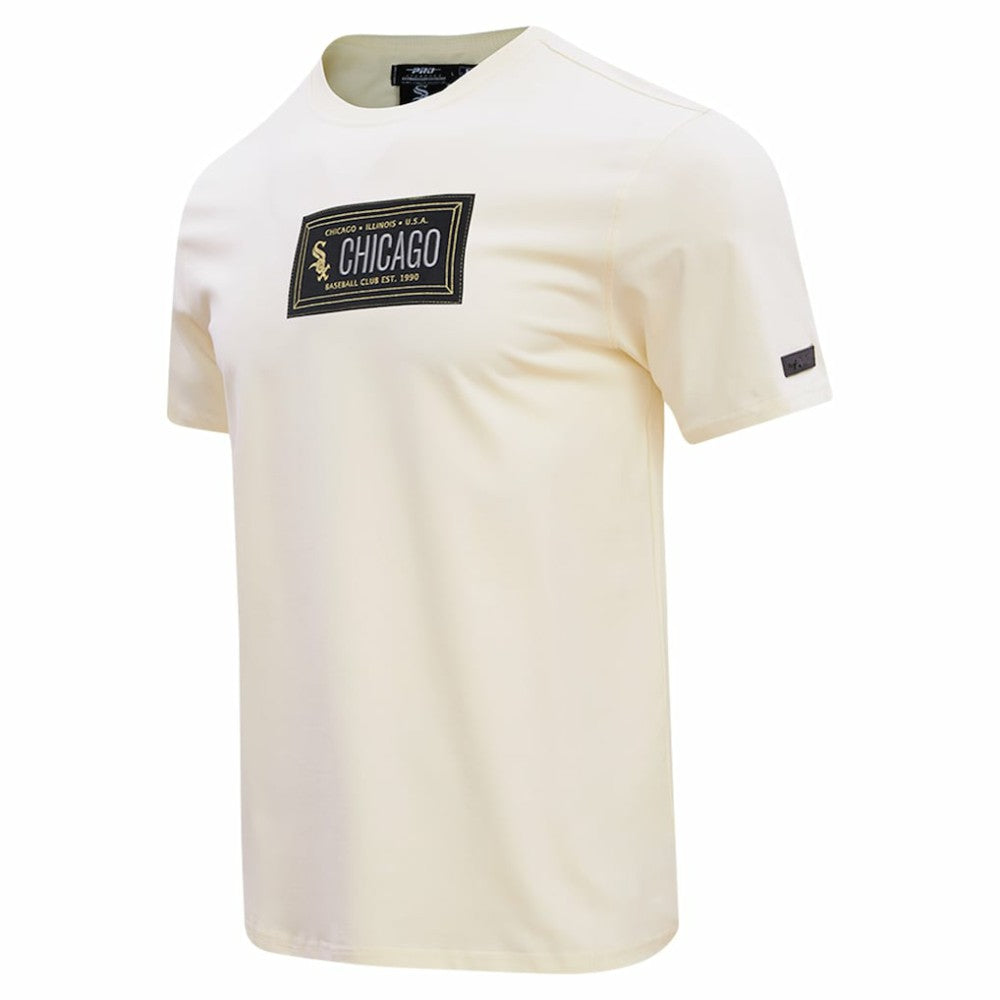 Chicago White Sox Pro Standard Club Member Badge T-Shirt - Cream - MLB Discount