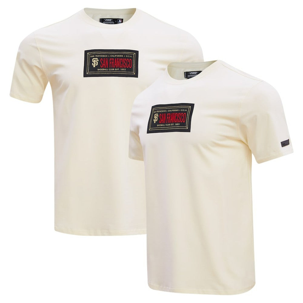 San Francisco Giants Pro Standard Club Member Badge T-Shirt - Cream - MLB on Sale