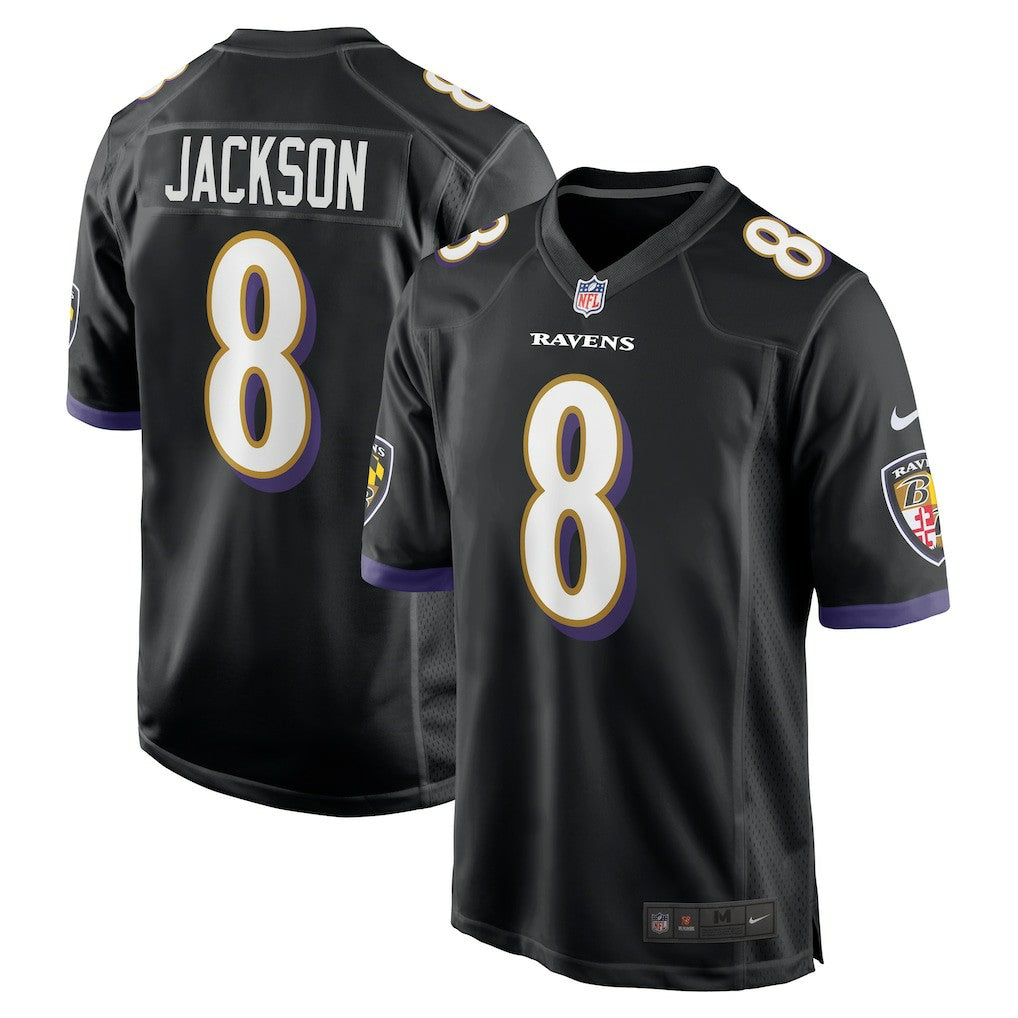 Nike Lamar Jackson Baltimore Ravens Alternate Game Jersey Black