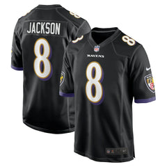 Nike Lamar Jackson Baltimore Ravens Alternate Game Jersey Black