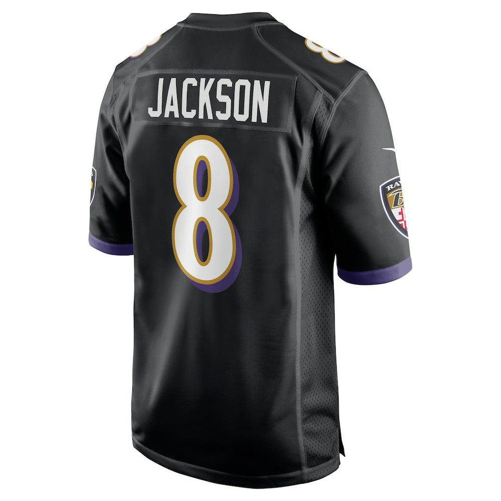Nike Lamar Jackson Baltimore Ravens Alternate Game Jersey Black