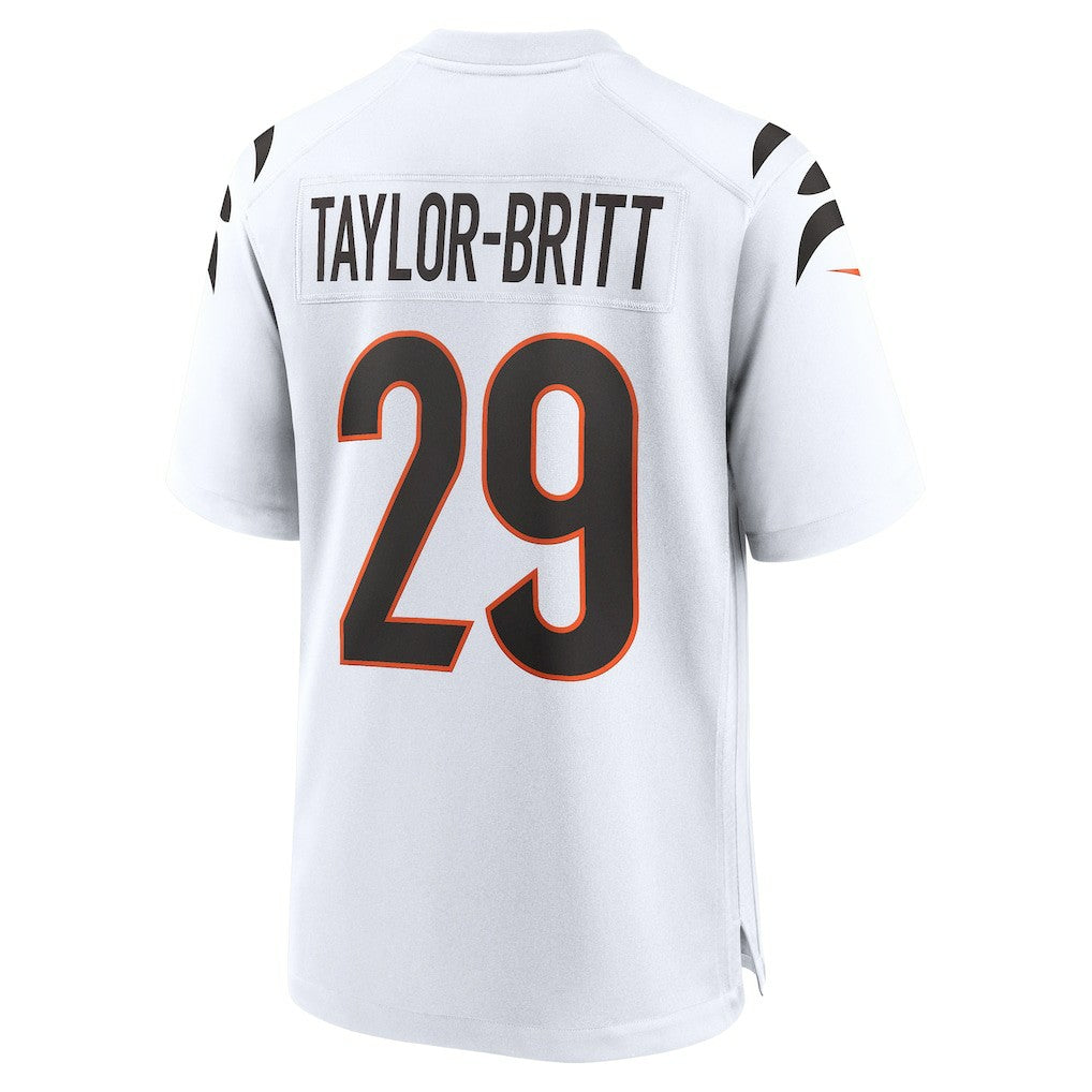 Nike Cam Taylor-Britt Cincinnati Bengals Game Jersey White