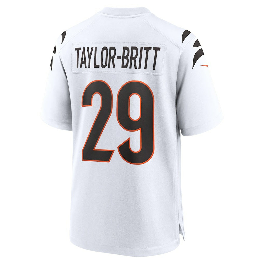 Nike Cam Taylor-Britt Cincinnati Bengals Game Jersey White