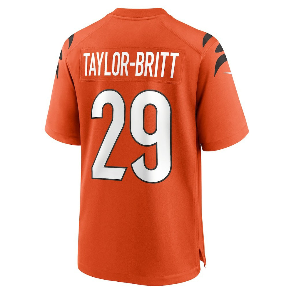 Nike Cam Taylor-Britt Cincinnati Bengals Alternate Game Jersey Orange