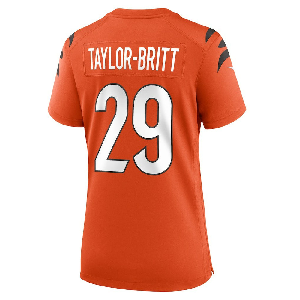 Nike Cam Taylor-Britt Cincinnati Bengals Women's Alternate Game Jersey Orange
