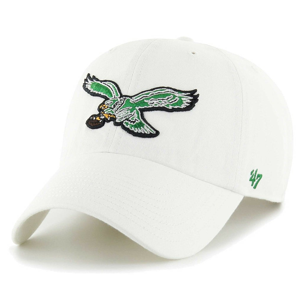47 brand Philadelphia Eagles '47 Gridiron Classics Clean Up Adjustable Hat White