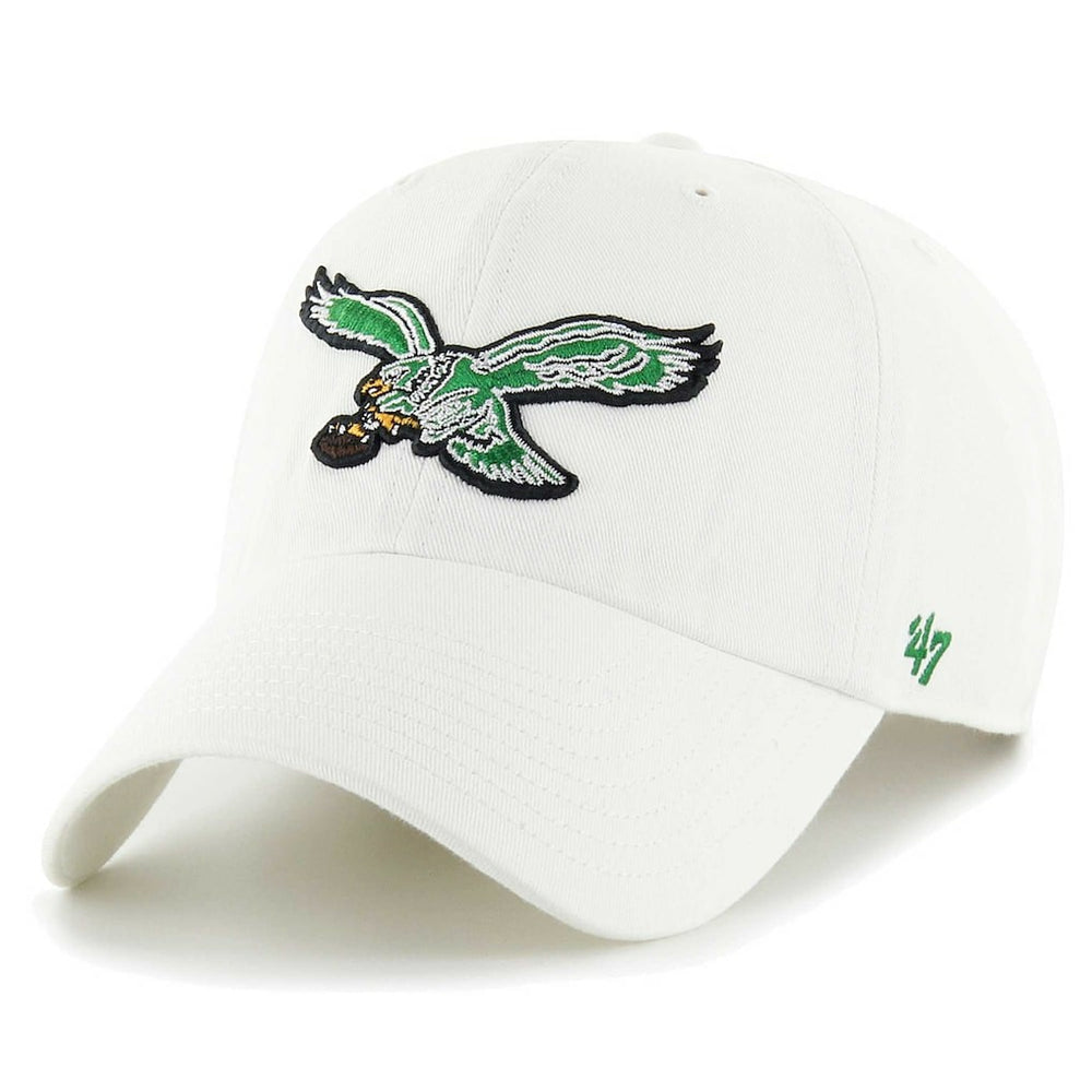 47 brand Philadelphia Eagles '47 Gridiron Classics Clean Up Adjustable Hat White
