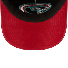 Arizona Diamondbacks New Era Road Replica Core Classic 9TWENTY Adjustable Hat - Black/Red - New Era Discount