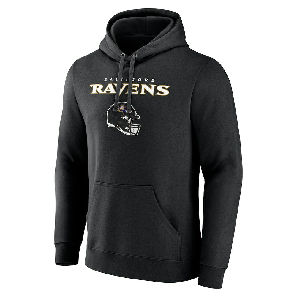 Roquan Smith Baltimore Ravens Team Wordmark Player Name & Number Pullover Hoodie Black