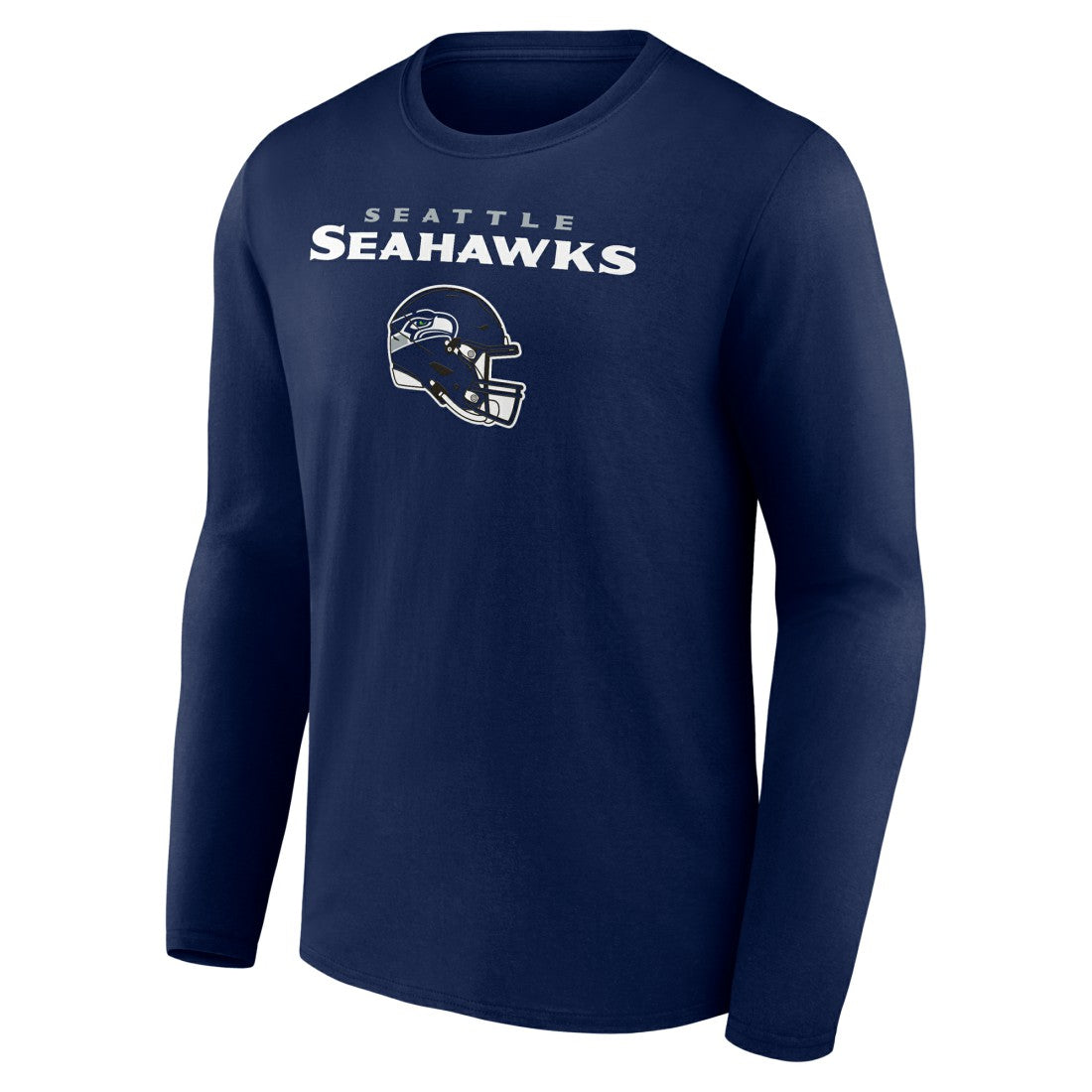 Jaxon Smith-Njigba Seattle Seahawks Team Wordmark Player Name & Number Long Sleeve T-Shirt College Navy