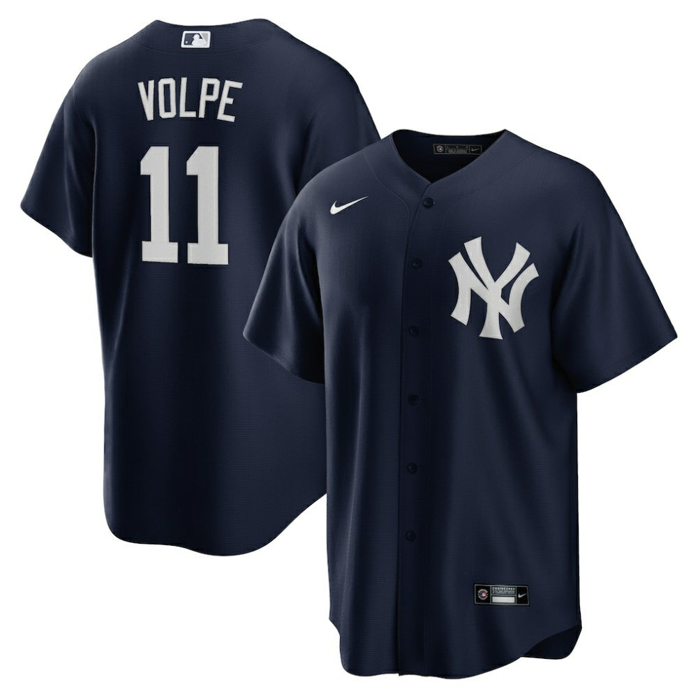 Anthony Volpe New York Yankees Nike Big & Tall Alternate Replica Player Jersey - Navy - Nike Lifestyle