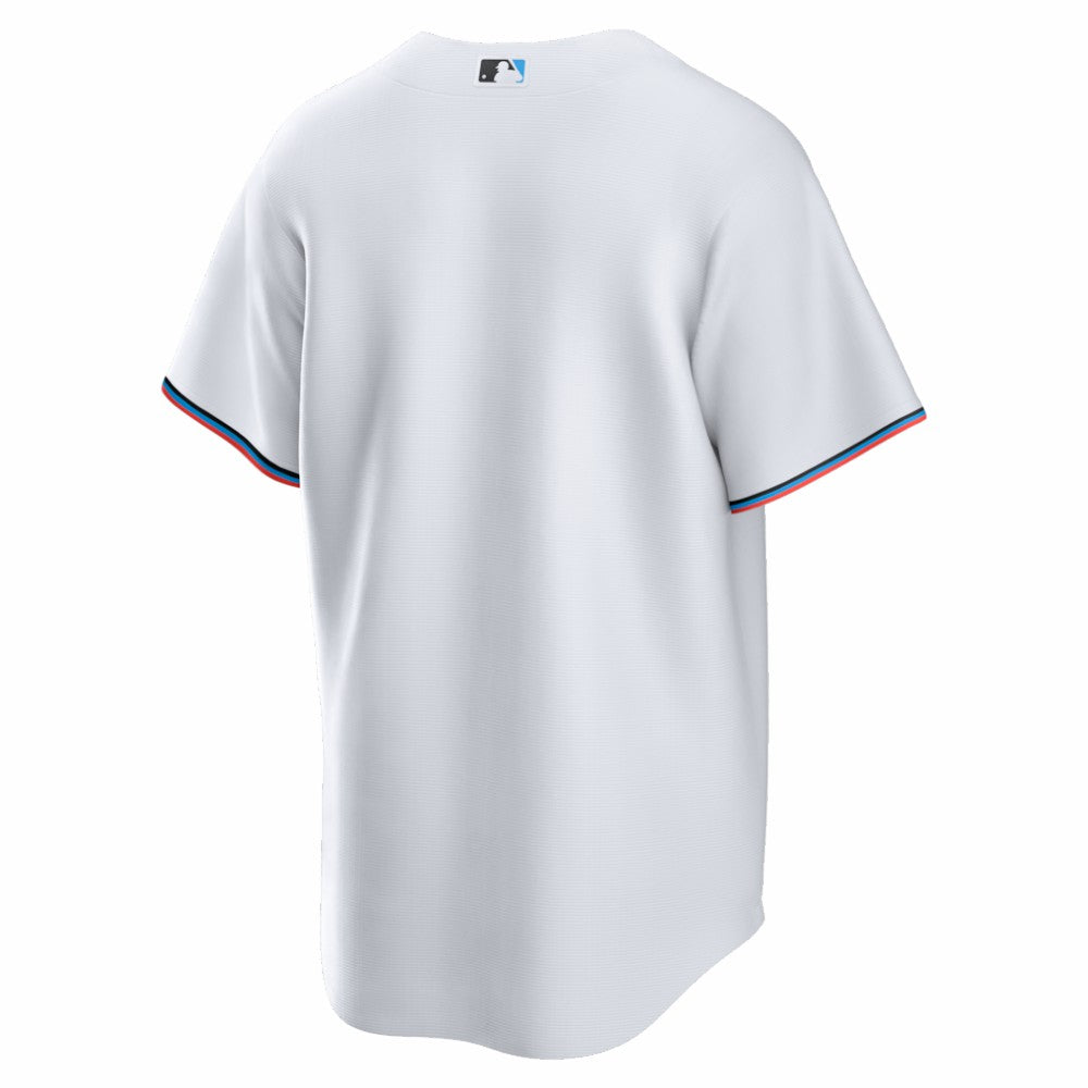 Miami Marlins Nike Home Big & Tall Replica Jersey - White - Nike Online