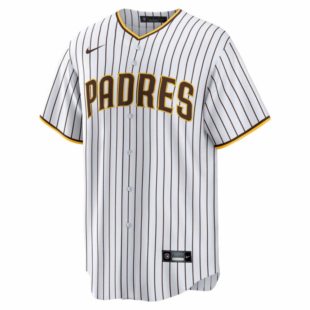 San Diego Padres Nike Home Big & Tall Replica Jersey - White - Nike on Sale
