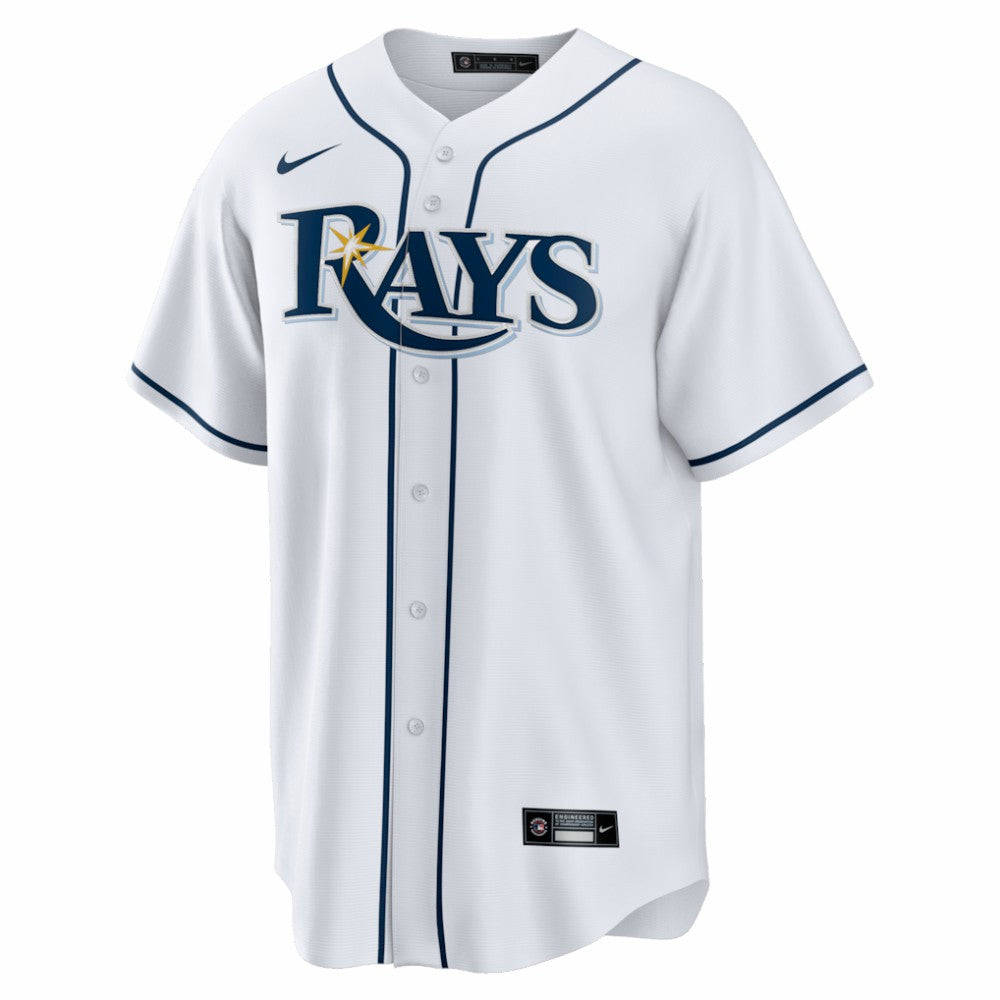 Tampa Bay Rays Nike Home Big & Tall Replica Jersey - White - Nike Sale
