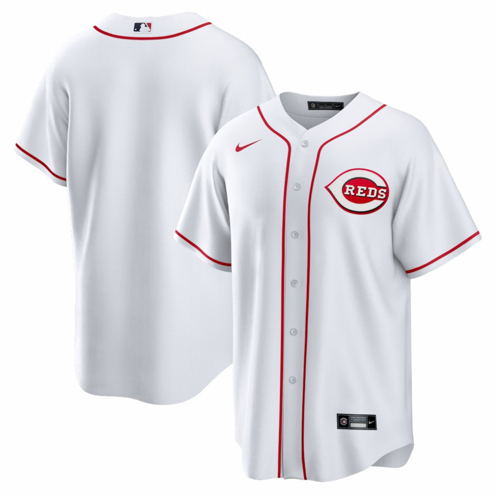 Cincinnati Reds Nike Home Big & Tall Replica Jersey - White - Nike Lifestyle
