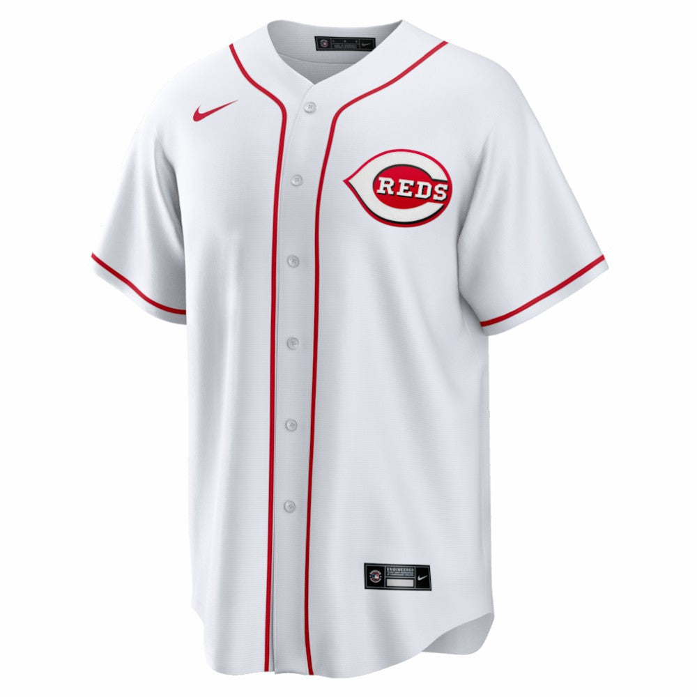 Cincinnati Reds Nike Home Big & Tall Replica Jersey - White - Nike Lifestyle