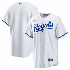 Kansas City Royals Nike Home Big & Tall Replica Jersey - White - Nike Discount