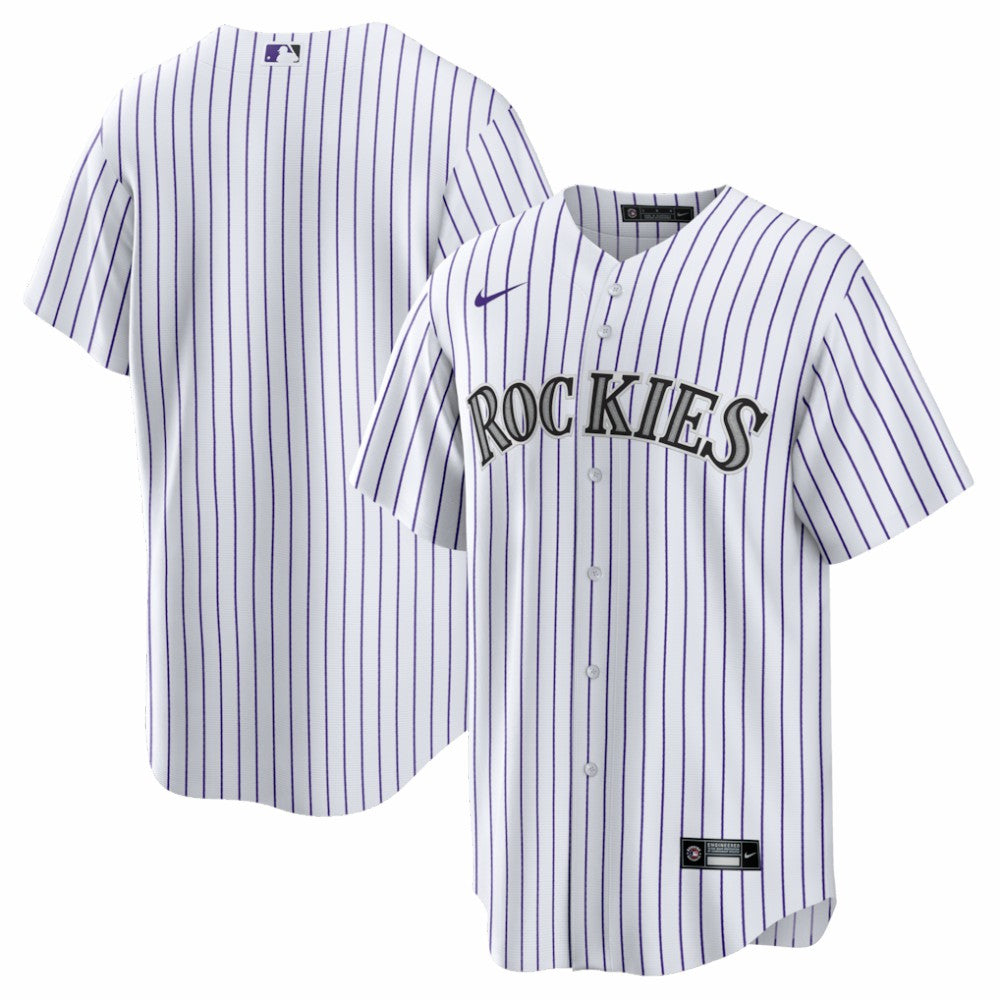 Colorado Rockies Nike Home Big & Tall Replica Jersey - White - Nike Sale