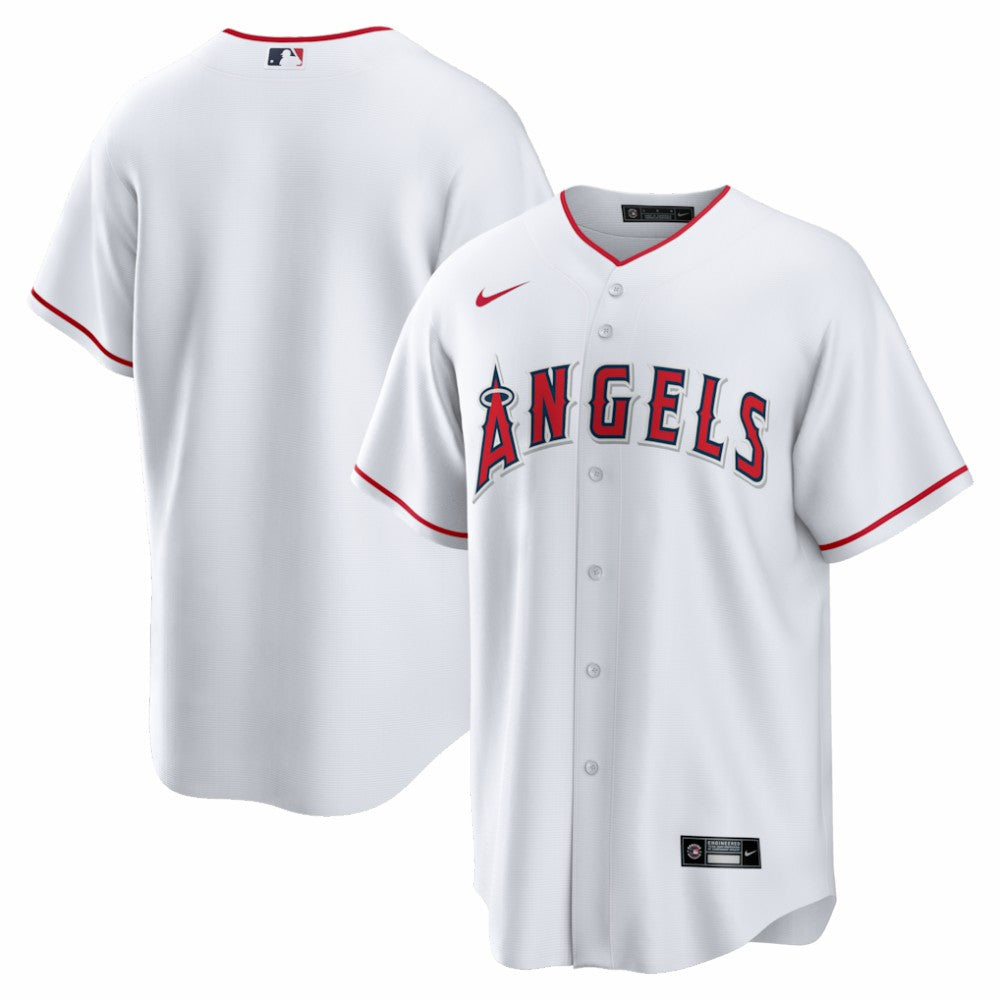 Los Angeles Angels Nike Home Big & Tall Replica Jersey - White - Nike on Sale