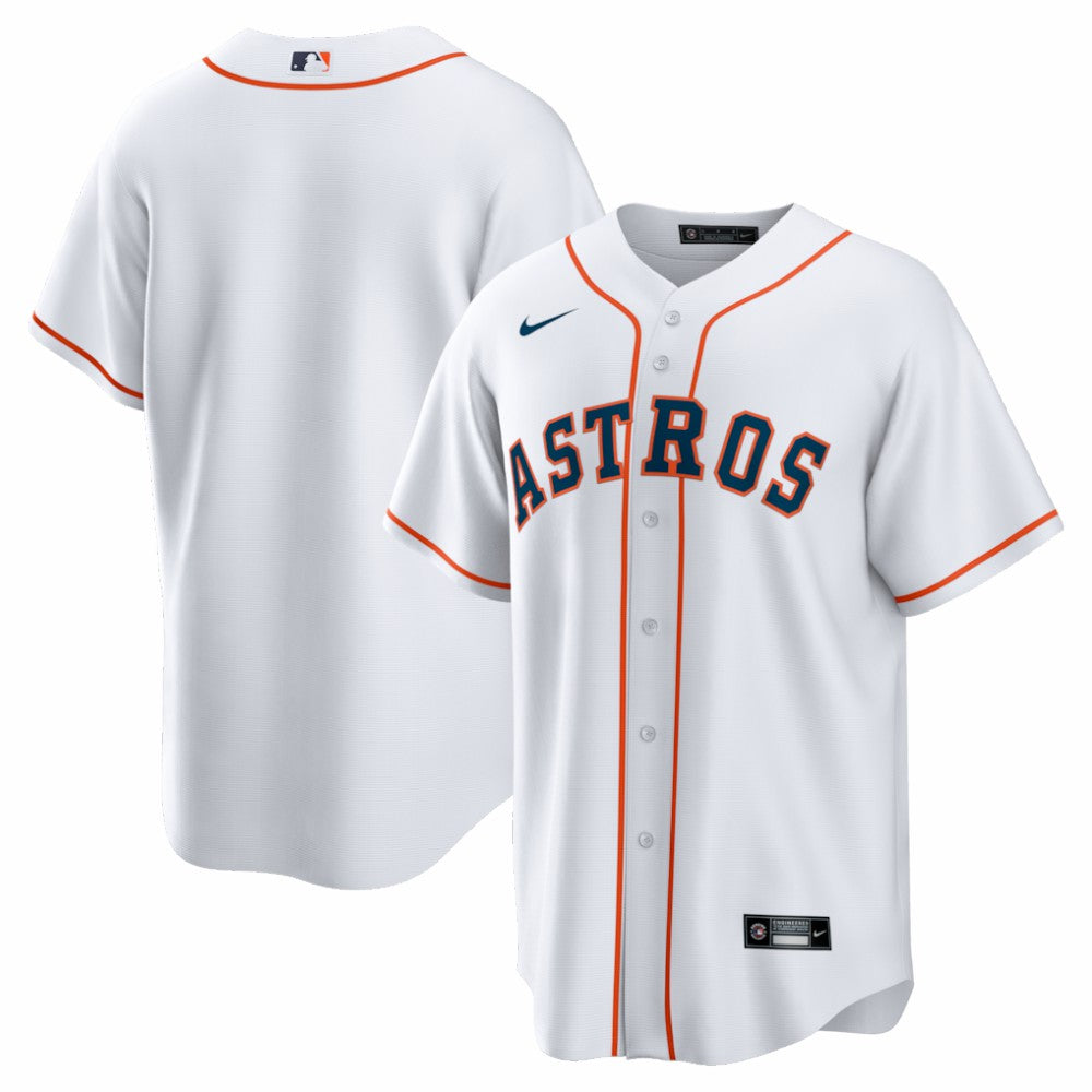 Houston Astros Nike Home Big & Tall Replica Jersey - White - Nike Lifestyle