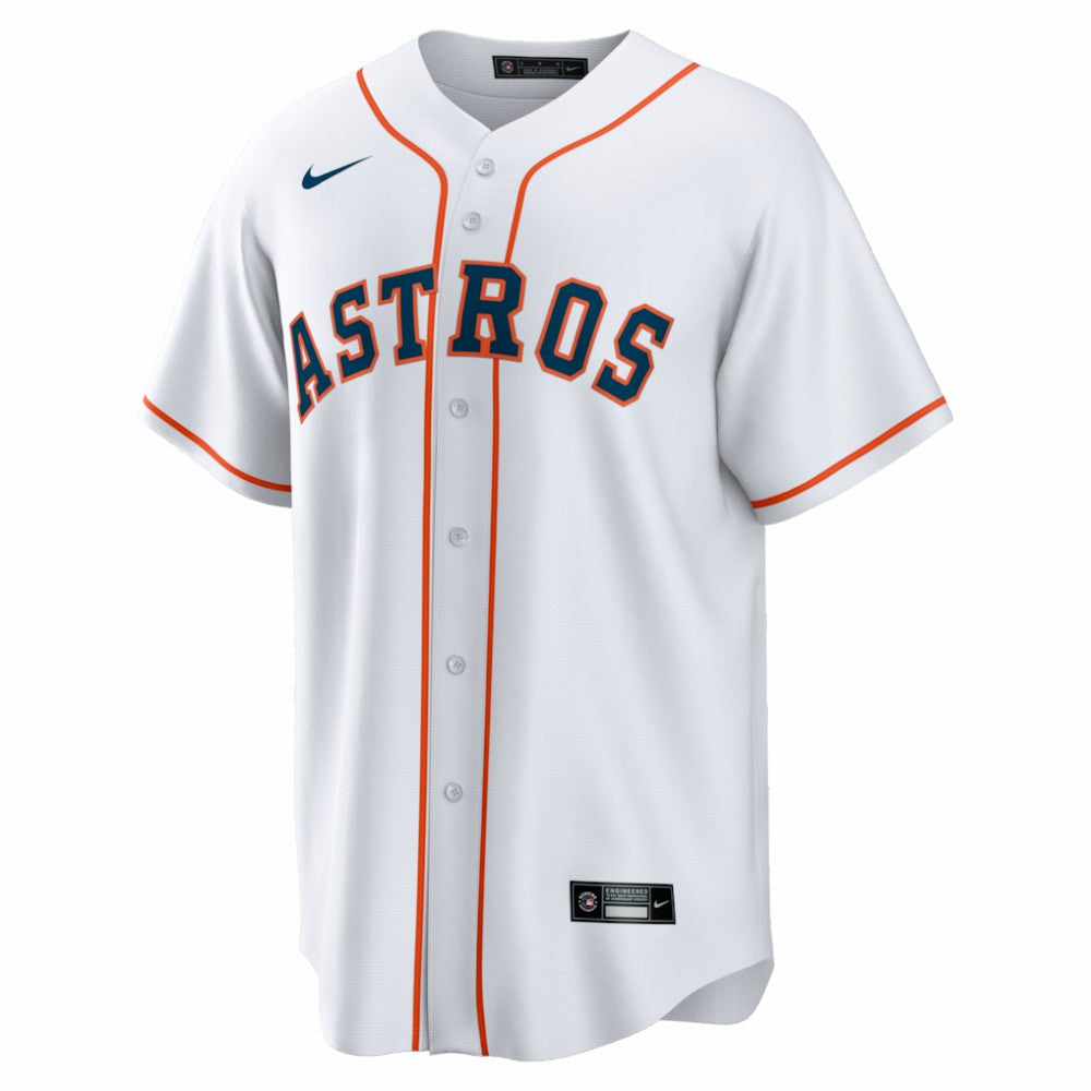 Houston Astros Nike Home Big & Tall Replica Jersey - White - Nike Lifestyle