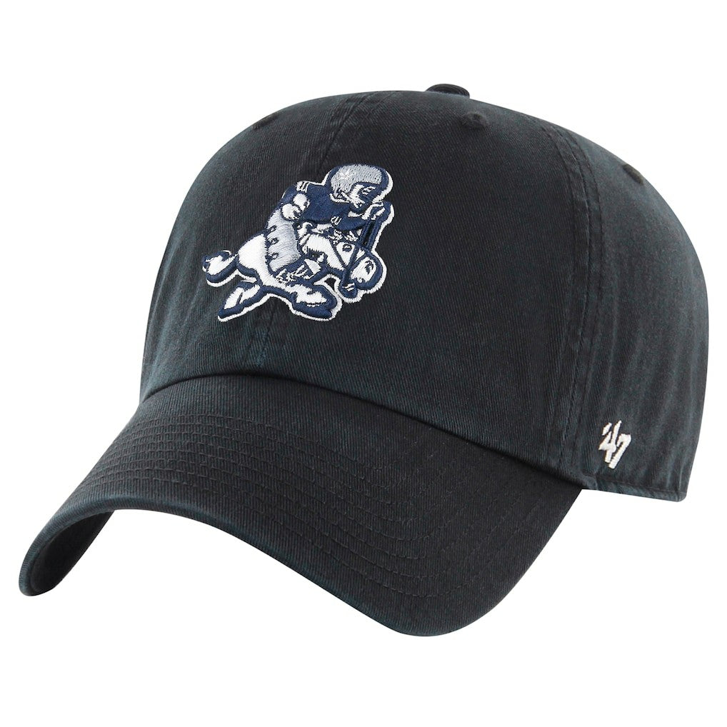 47 brand Dallas Cowboys '47 Retro Joe Clean Up Adjustable Hat Black