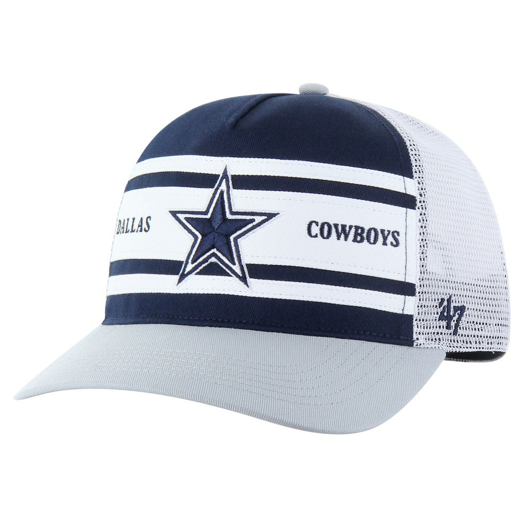 47 brand Dallas Cowboys '47 Super Stripe Hitch Adjustable Hat Navy/Gray