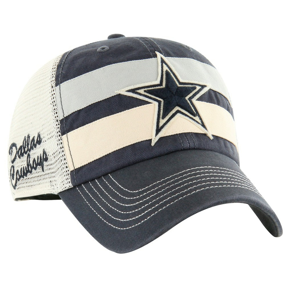 47 brand Dallas Cowboys '47 Clubhouse Boon Trucker Clean Up Adjustable Hat Navy/Natural